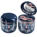 Aidarmoll Retainer Case – Denture Bath Cup with Drain Tray & Mirror