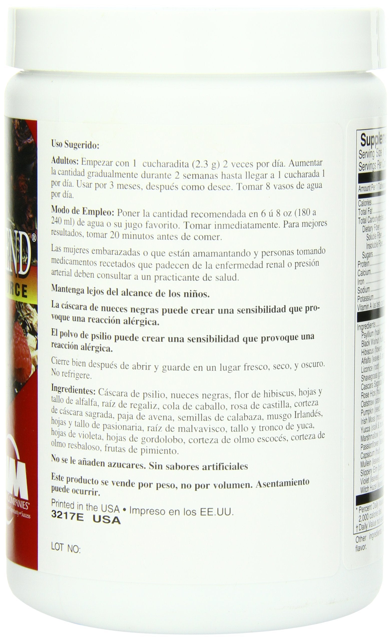 AIM Herbal Fiberblend Raspberry Powder 13 oz by AIM International | Gentle Detox & Fiber Support