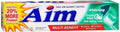 AIM White Gel Mint Toothpaste - 5.5 oz | Cavity Protection