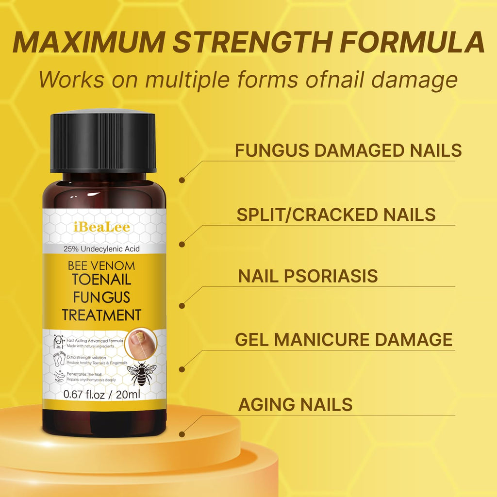 Aimery Bee Venom Antifungal Solution Extra Strength – Toenail & Fingernail Fungus Treatment