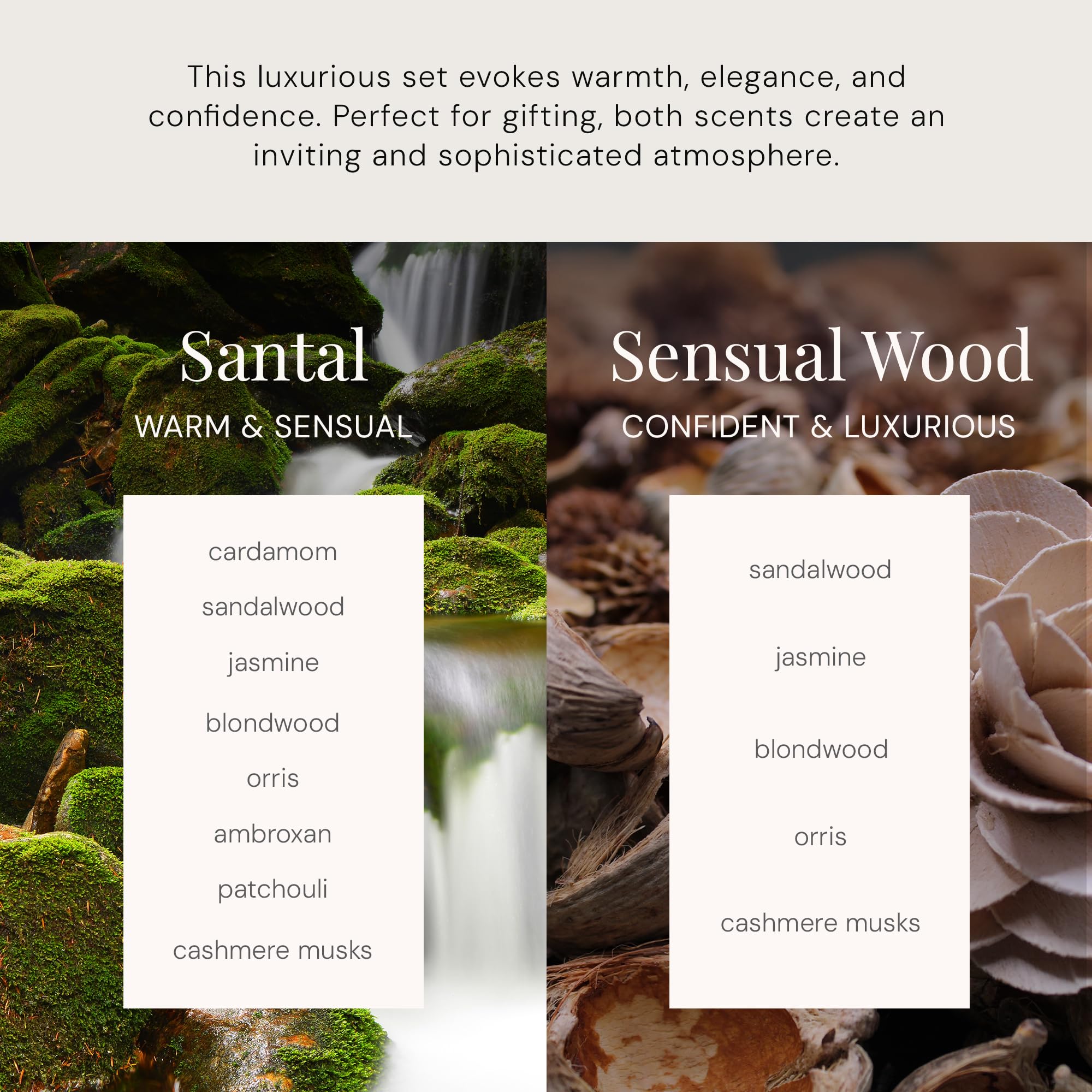 Air Esscentials Diamond Gift Set – Smart Scent Diffuser (Santal & Sensual Wood)
