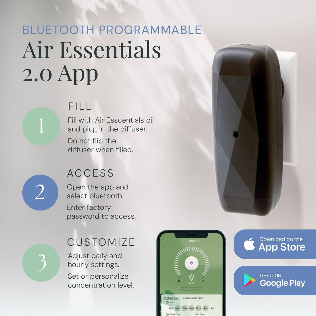 Air Esscentials Diamond Gift Set – Smart Scent Diffuser (Waterless)