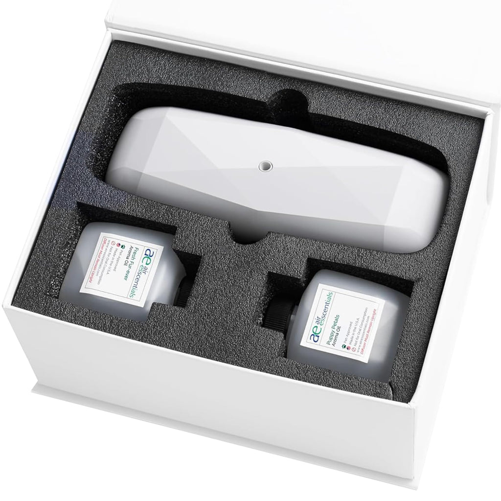 Air Esscentials Diamond Gift Set | Pet-Friendly Bluetooth Diffuser White