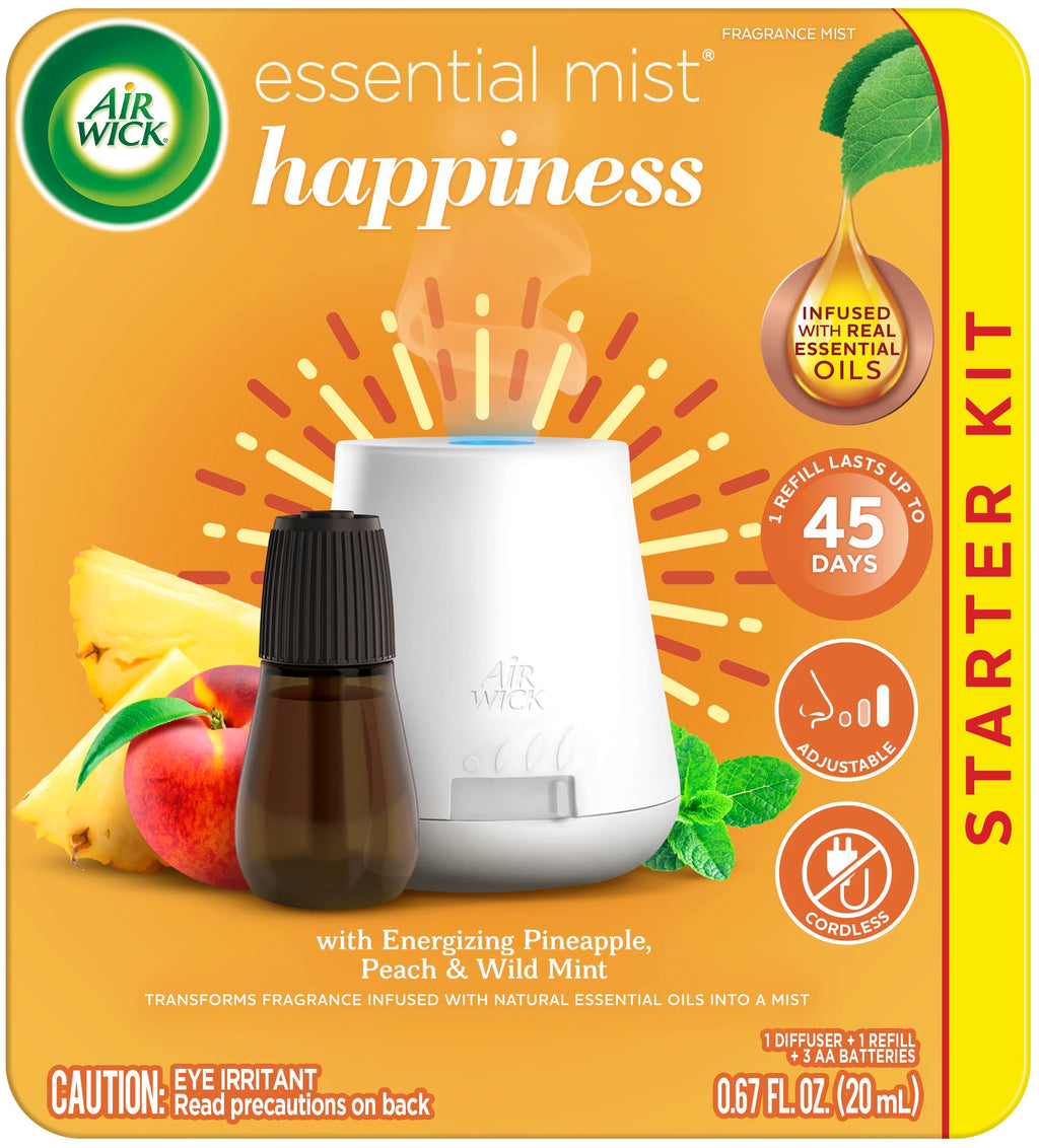 Air Wick Essential Mist Starter Kit - Diffuser + Refill | Joy Essential Oils Diffuser