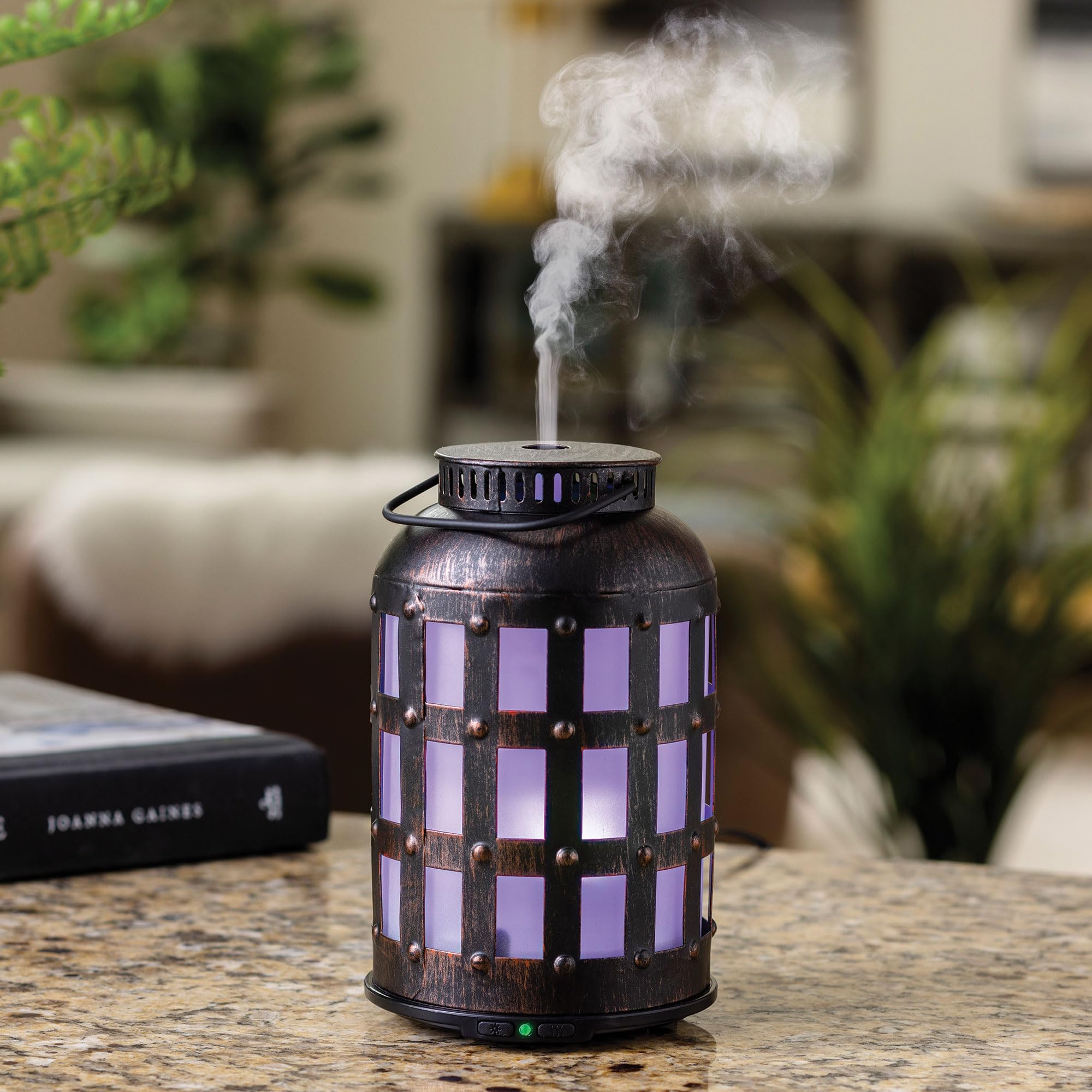 Airome Tavern Medium 100 mL Essential Oil Diffuser | Ultrasonic Diffuser with 8 LED Lights