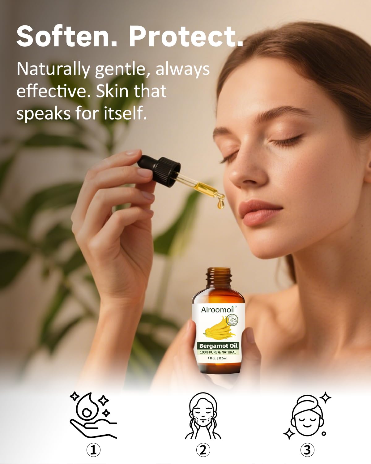 Bergamot Essential Oil – Pure Citrus for Diffusers & Soap Making | Airoomoil 4 fl oz