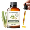 Airoomoil Pure Citronella Essential Oil – 100% Natural, Premium Grade, 4 oz (120 ml) for Diffusers, Skin, Soap, Aromatherapy