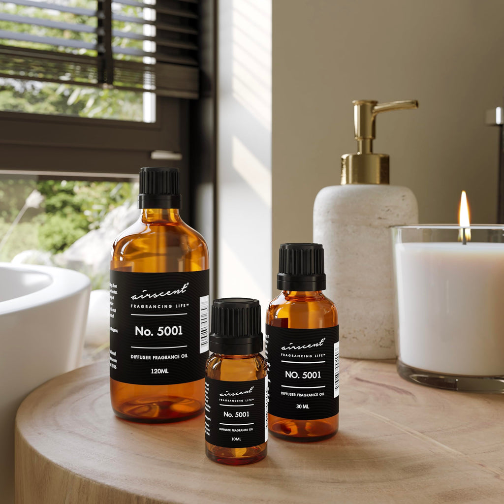 AirScent Baccarat Rouge Inspired Diffuser Oil - Premium Fragrance Oil 120 mL (4 fl oz) - Diffuser & Crafting