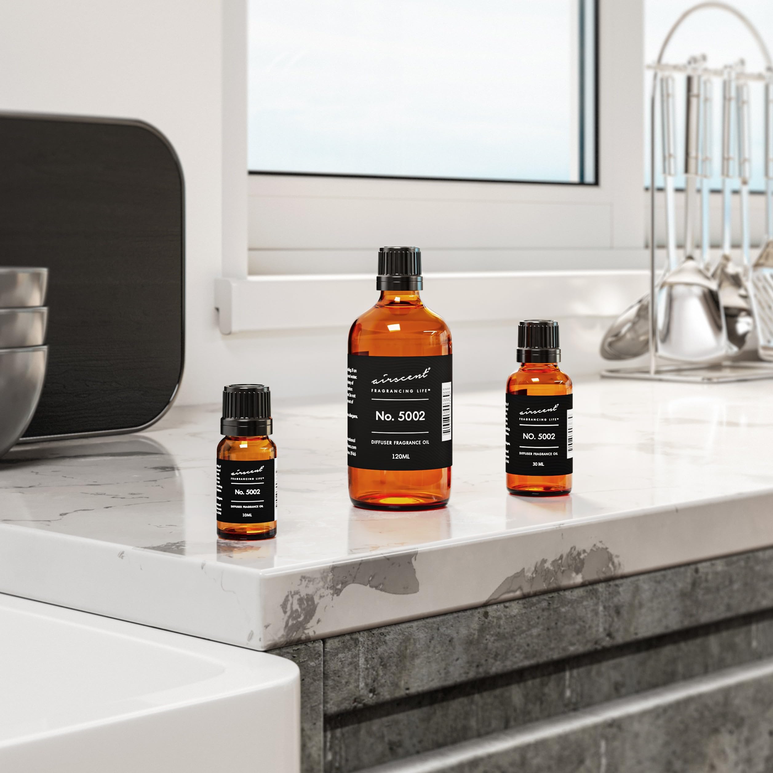 AirScent Creed-Aventus-Inspired Diffuser Oil No. 5002 | Premium Fragrance Oil for Ultrasonic & Waterless Diffusers