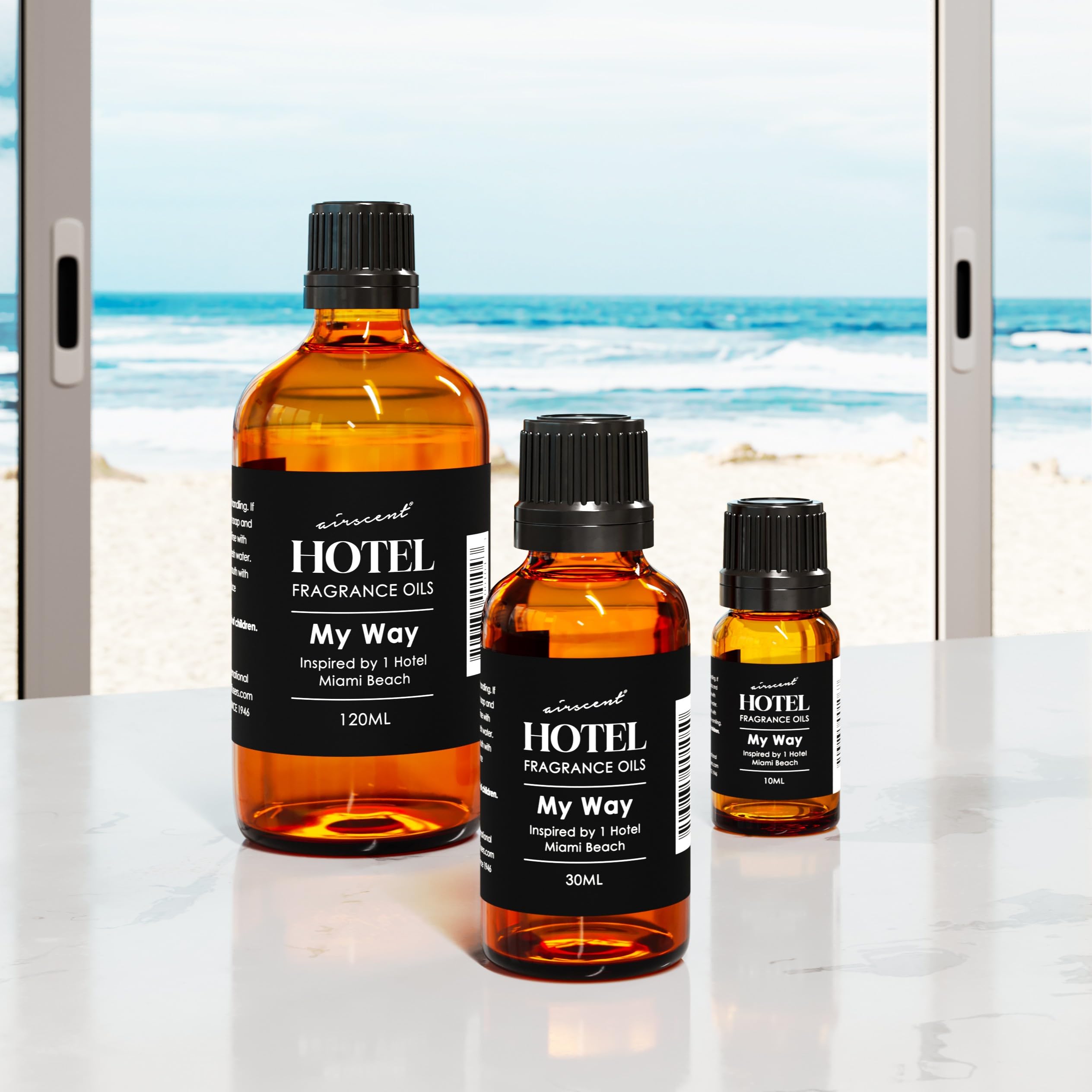 AirScent My Way Diffuser Oil — Inspired by The 1 Hotel Miami Scent (500 mL / 16.9 fl oz) | Premium Fragrance Oil