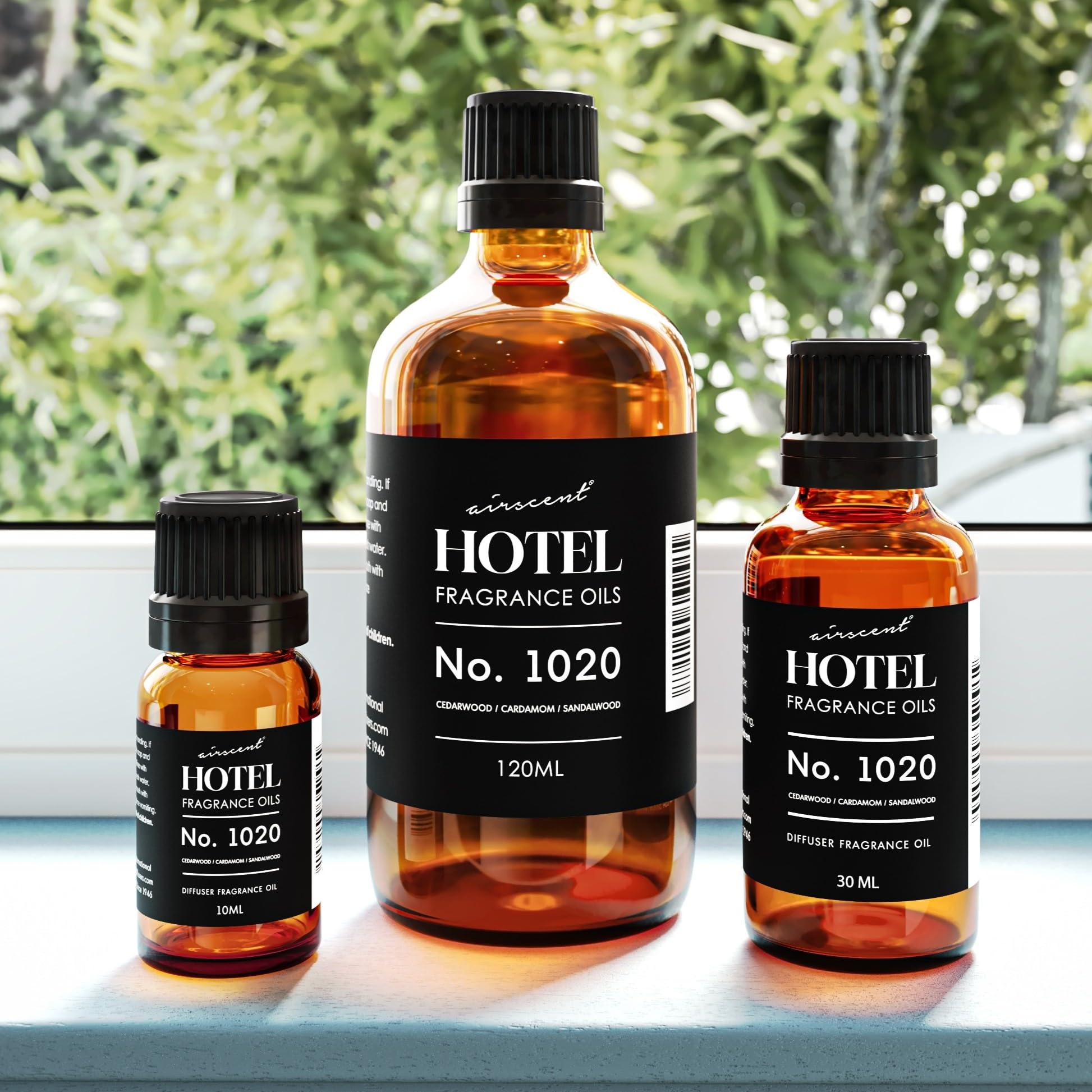 AirScent Hotel Diffuser Oil No. 1020 – Bergamot Cardamom Sandalwood – 10 mL