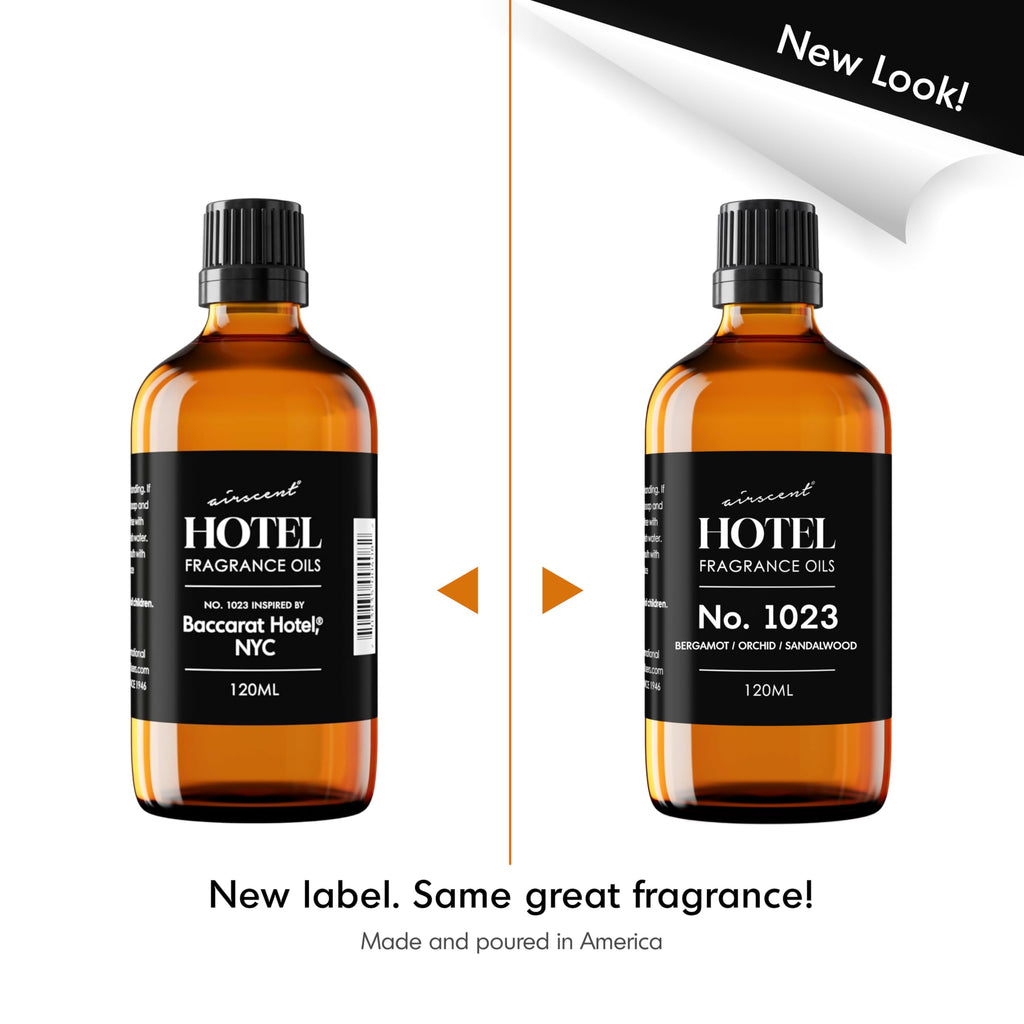 AirScent Hotel Diffuser Oil No. 1023 – Baccarat Hotel Inspired, 120 mL