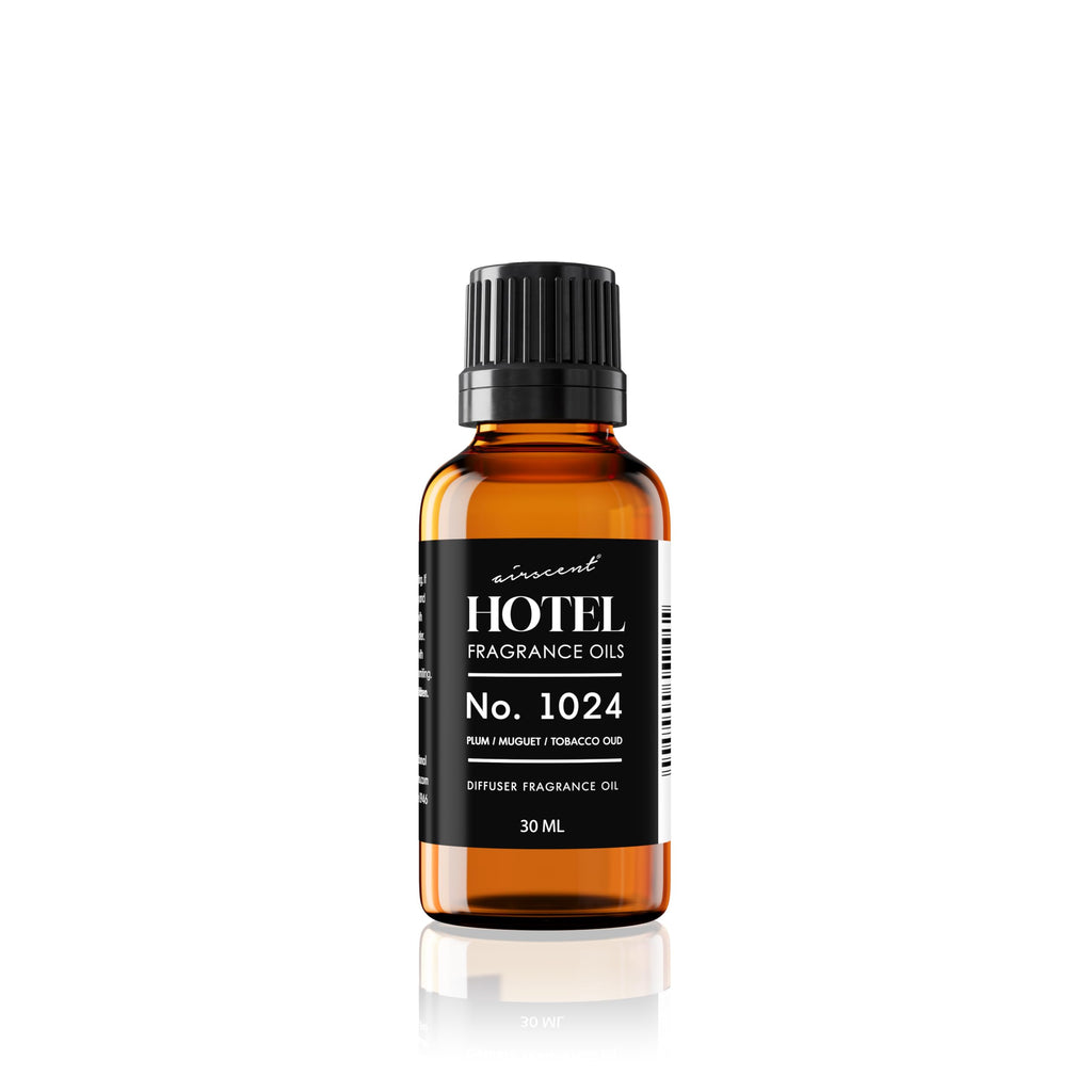 AirScent Hotel Diffuser Oil No. 1024 – Plum, Muguet & Tobacco Oud (30 ml) | Premium Fragrance Oil