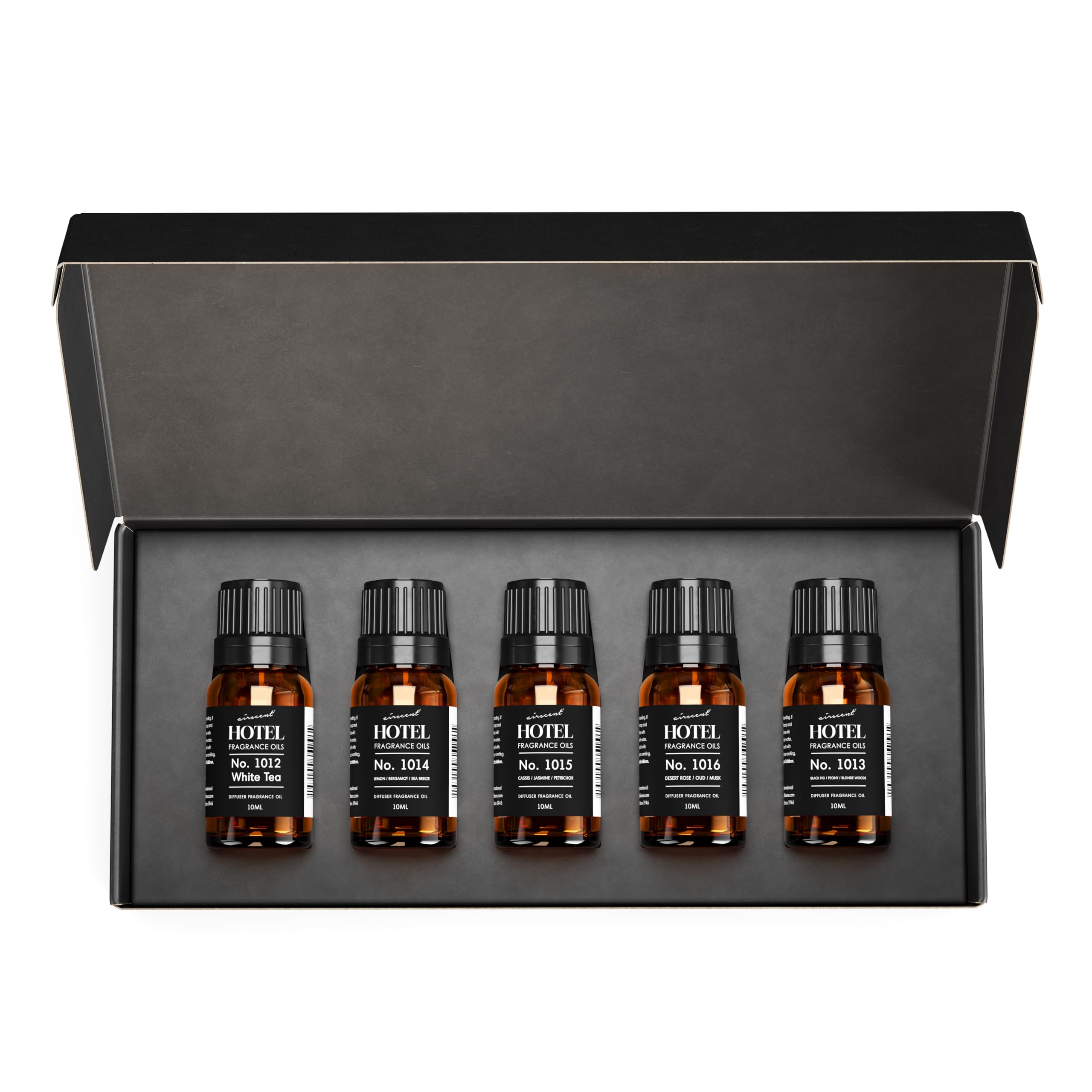 AirScent Hotel Diffuser Oil Gift Set – 5-Star Hotel Scents (10 mL)