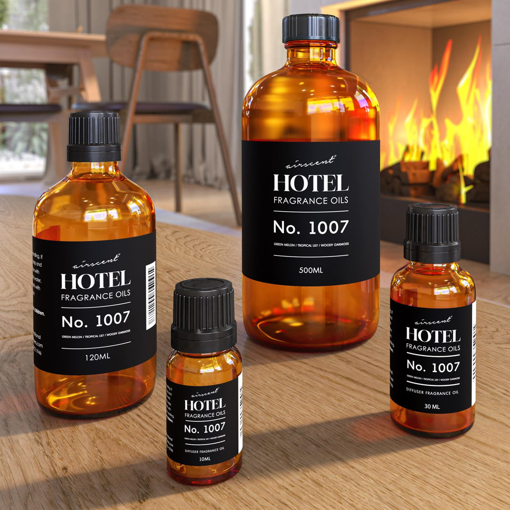 AirScent No. 1007 Green Melon & Oakmoss Diffuser Oil - Premium Hotel Scent Dupe, 120 mL