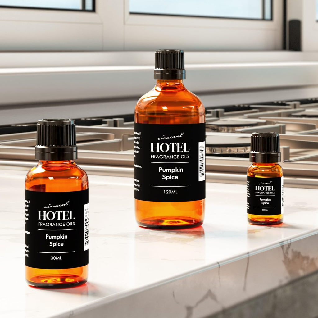 AirScent Pumpkin Spice Diffuser Oil – 500 mL Glass Bottle | Fall Fragrance