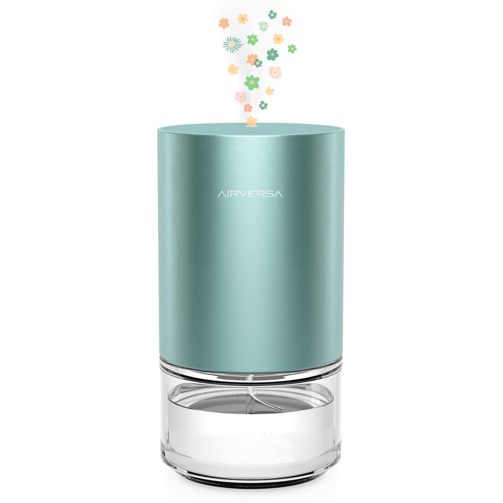 Airversa AN9 Mint Waterless Essential Oil Diffuser – 100mL, Battery-Operated