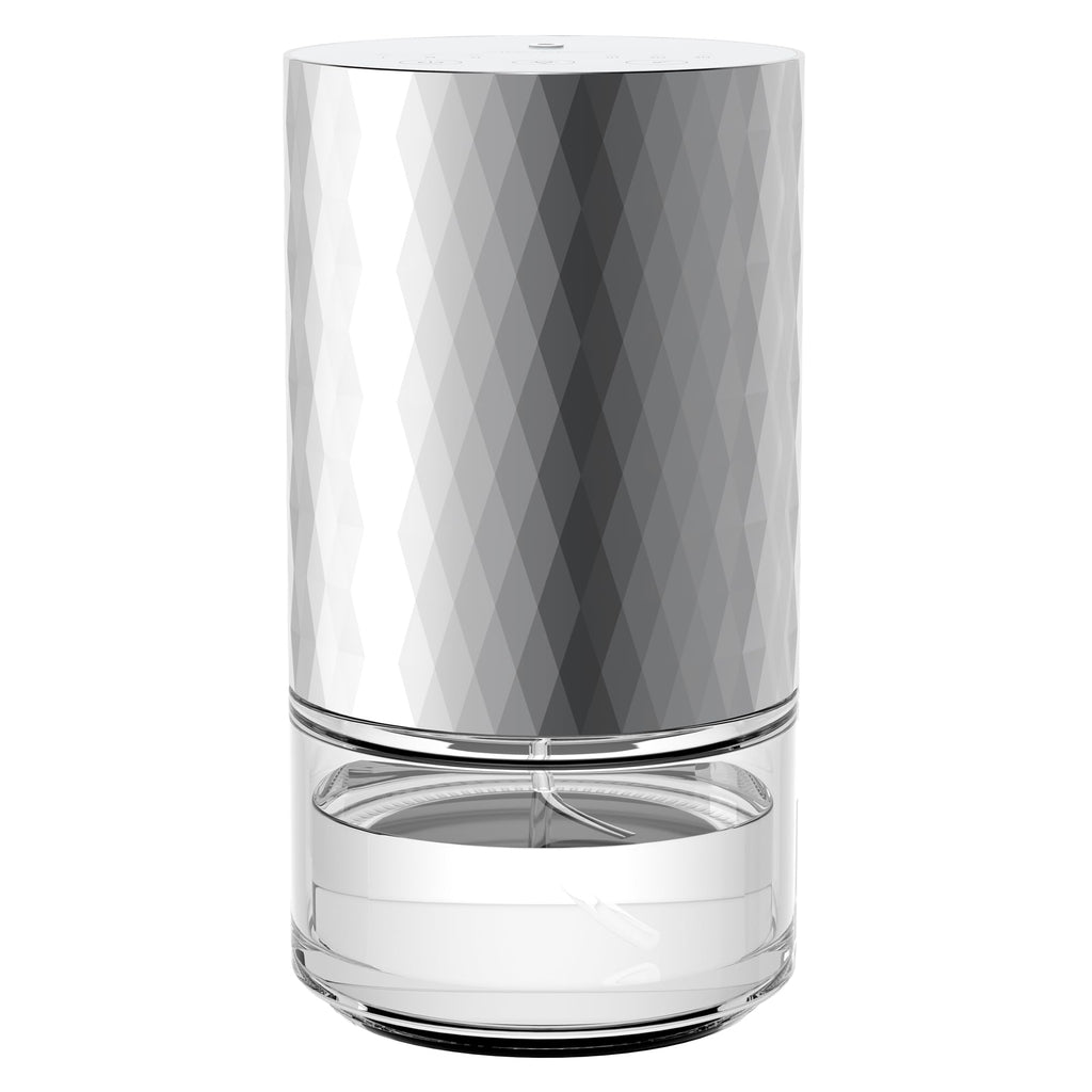 Airversa Waterless Diffuser 100ml Silver – Battery-Operated Nano Mist, 3 Mist Settings