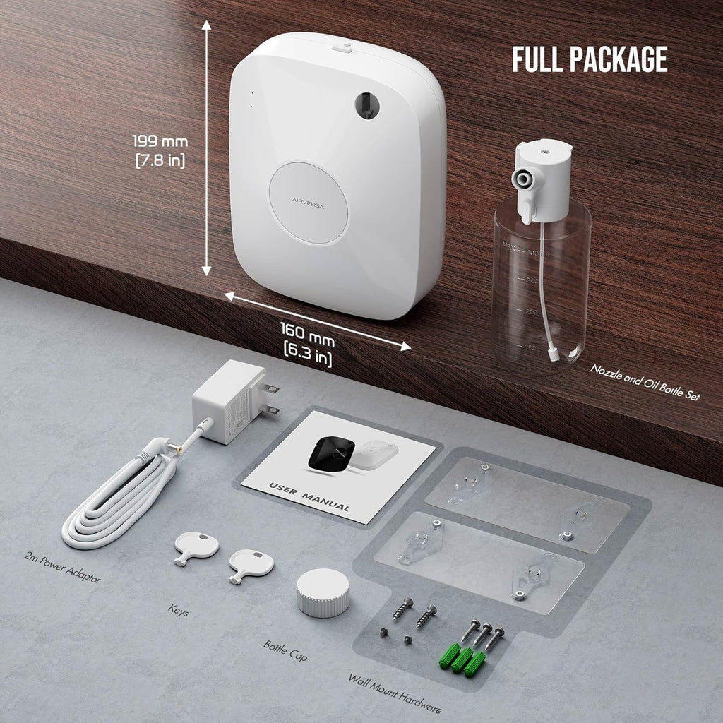 Airversa Smart Scent Air Machine – Waterless Diffuser (400 mL)