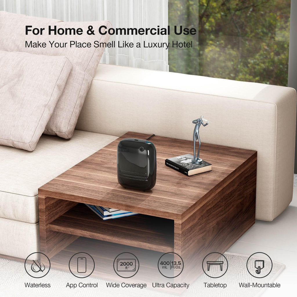 Airversa Waterless Diffuser Starter Kit — 400 mL, Covers Up to 2000 sq ft (Sakura Romance & Citrus Bliss)