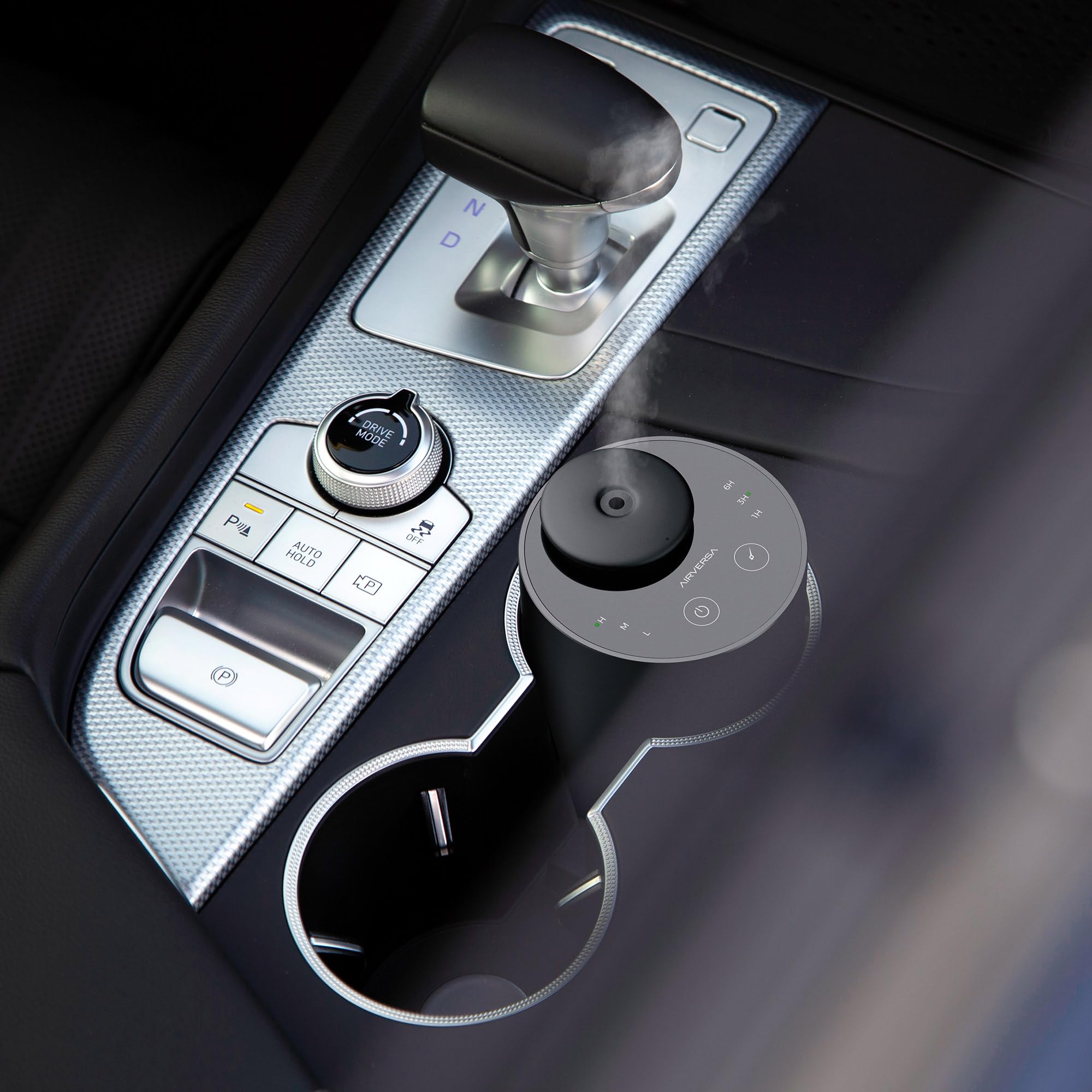 Airversa Waterless Diffuser Starter Kit – 4 Oils, Battery Operated, ANX Black Kit01