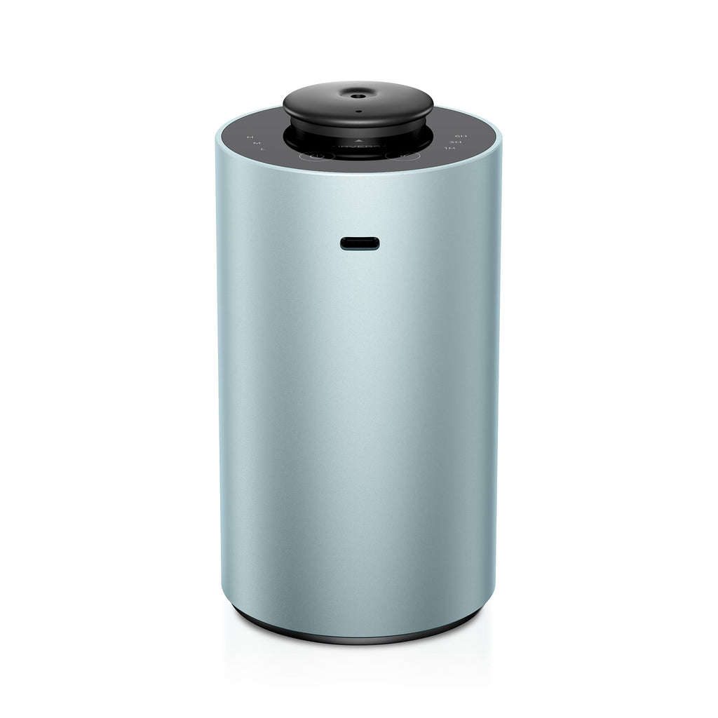 Airversa Waterless Essential Oil Diffuser - ANX Premium Metal Mint, 3 Timer Settings, 3 Mist Levels, USB-C