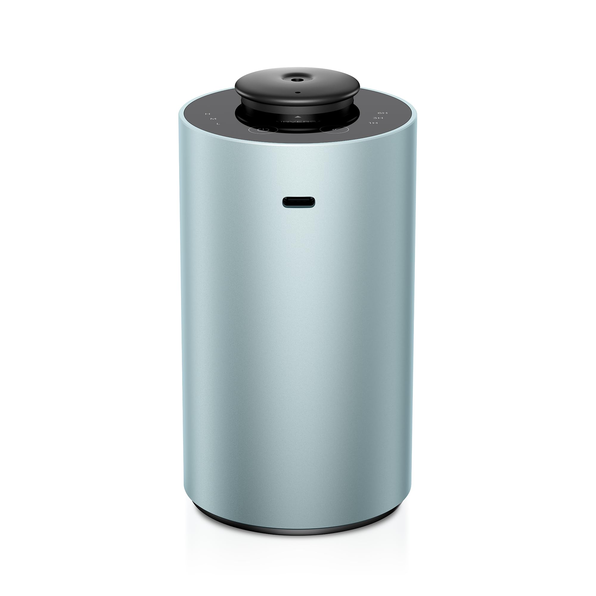 Airversa Waterless Essential Oil Diffuser - ANX Premium Metal Mint, 3 Timer Settings, 3 Mist Levels, USB-C