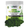 AKI Marine Phytoplankton Powder – Vegan Omega-3 EPA, Plant-Based Protein, 2oz/57g