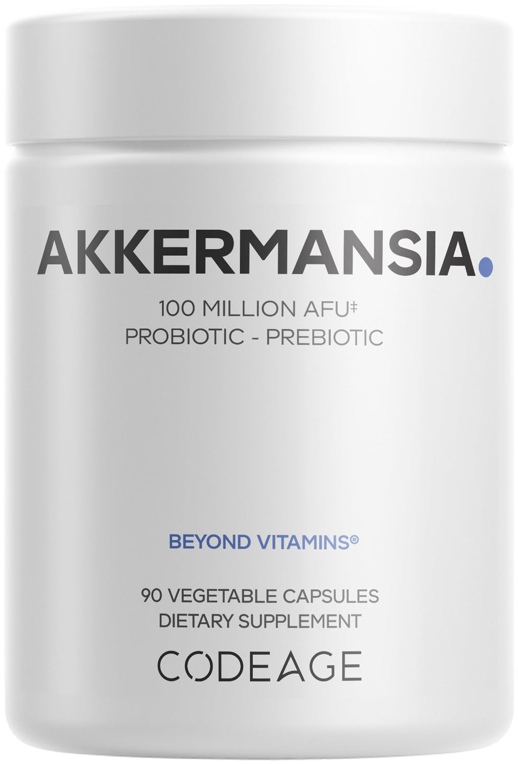 Codeage Akkermansia Muciniphila Probiotic Supplement - 3-Month Supply - 100 Million AFUs - Gluten-Free