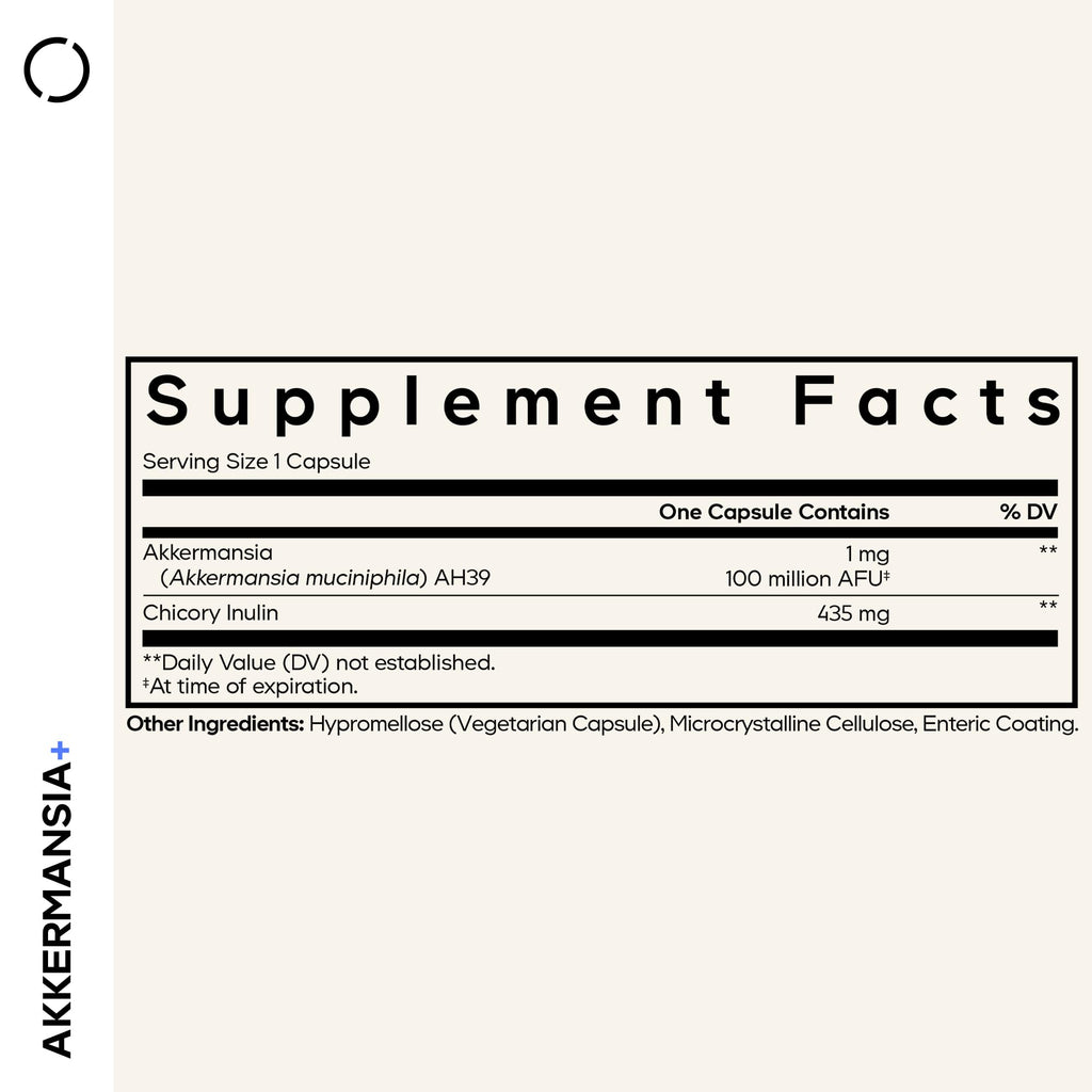 Codeage Akkermansia Muciniphila Probiotic Supplement - 3-Month Supply - 100 Million AFUs - Gluten-Free