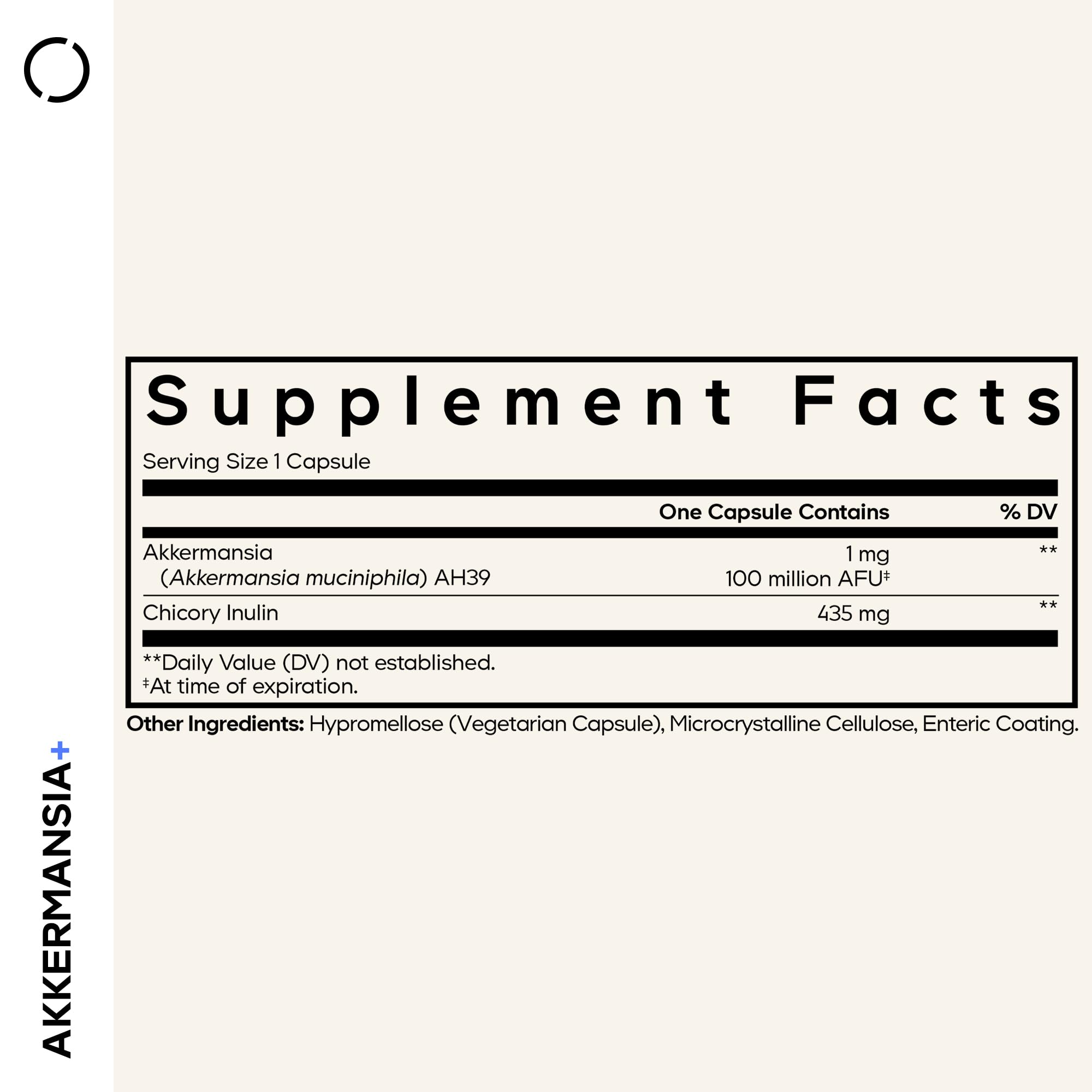 Codeage Akkermansia Muciniphila Probiotic Supplement - 3-Month Supply - 100 Million AFUs - Gluten-Free