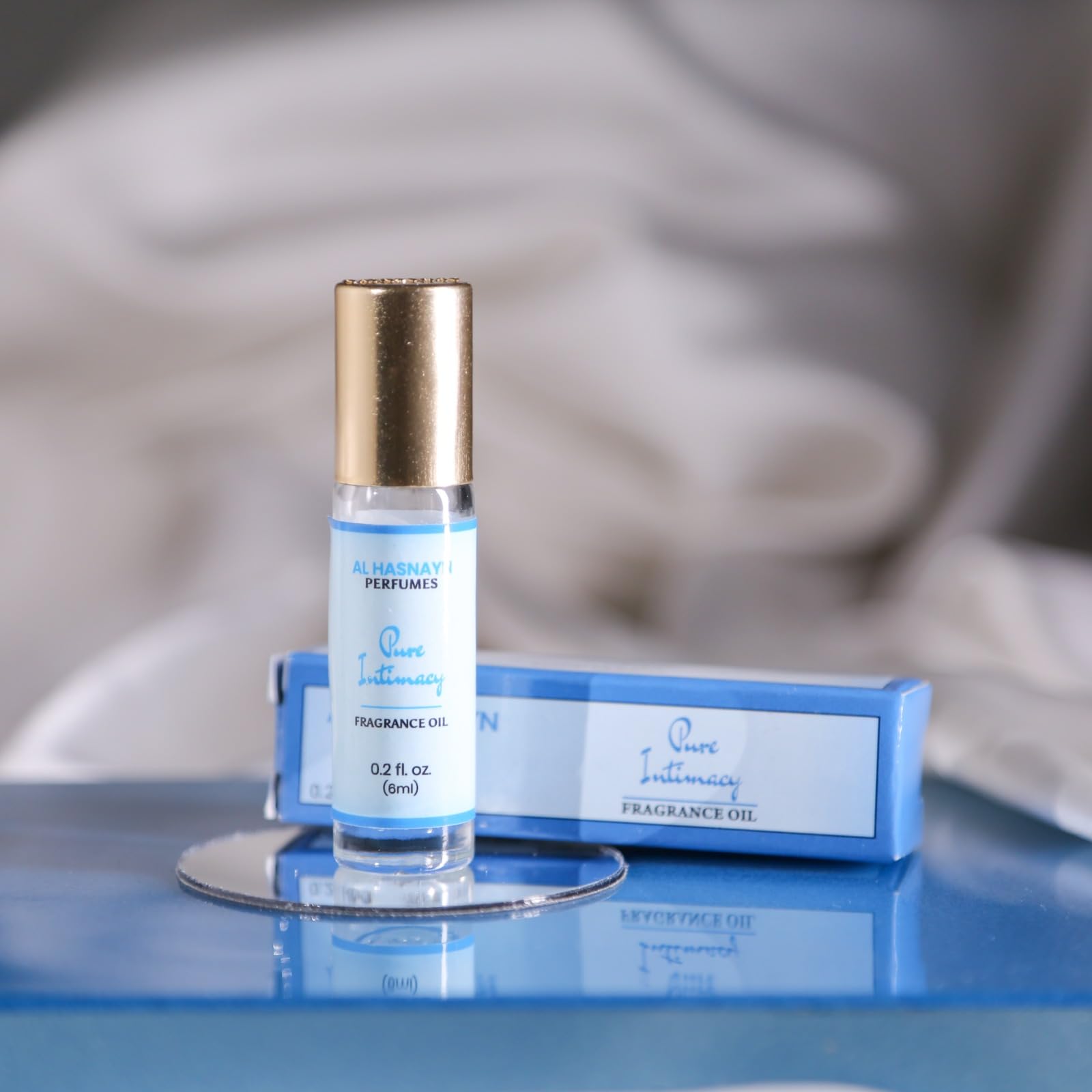 AL-HASNAYN Pure Intimacy Fragrance Oil Roll-On 6ML | Alcohol-Free Long-Lasting Rollerball Perfume