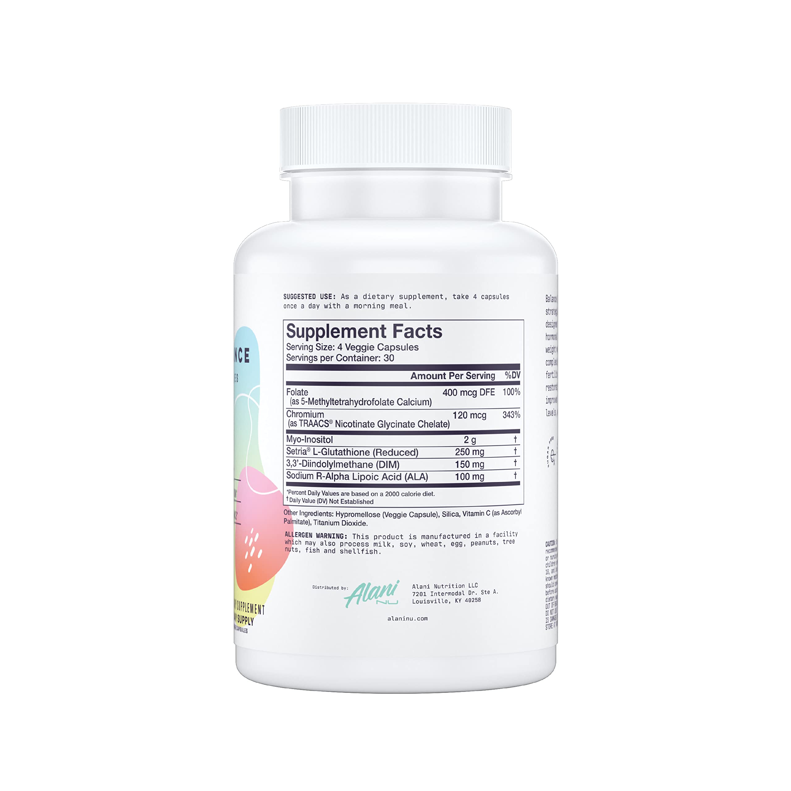 Alani Nu Hormonal Balance, Weight Management & Skin Support | 120 Capsules