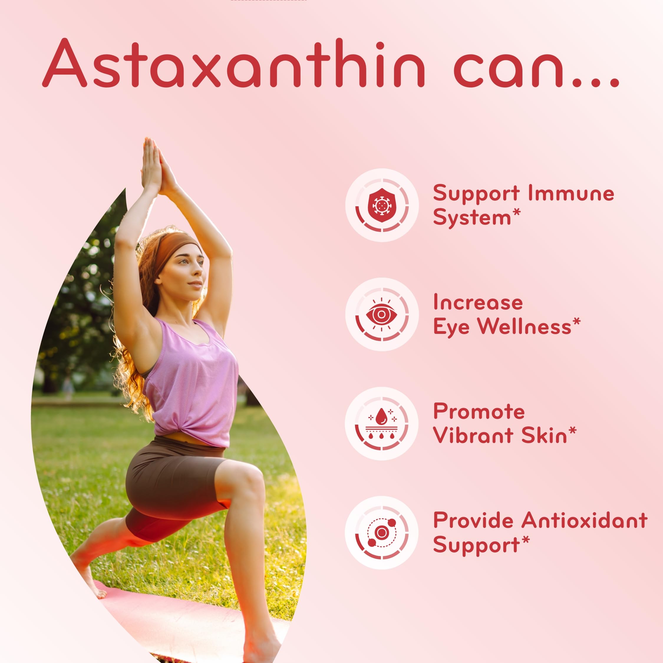 Algae Based Astaxanthin 10mg – Rapid Release, Non-GMO | 6-Month Supply