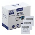 Alibeiss Anti-Fog Lens Wipes - Pre-Moistened 6" x 5" for Eyeglasses, 200 Pack