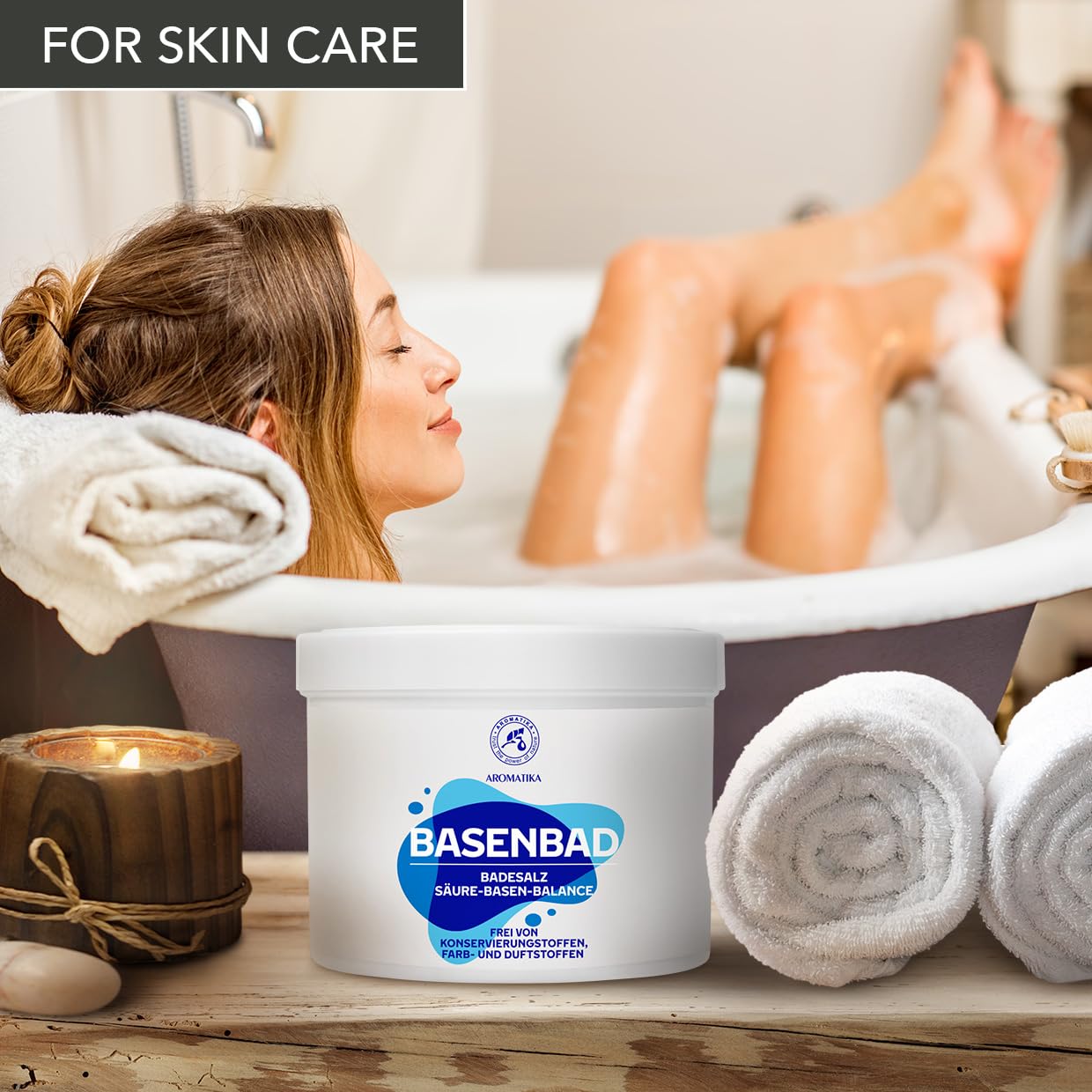 Alkaline Bath 500g - Mineral Bath Salts for Detox and Relaxation
