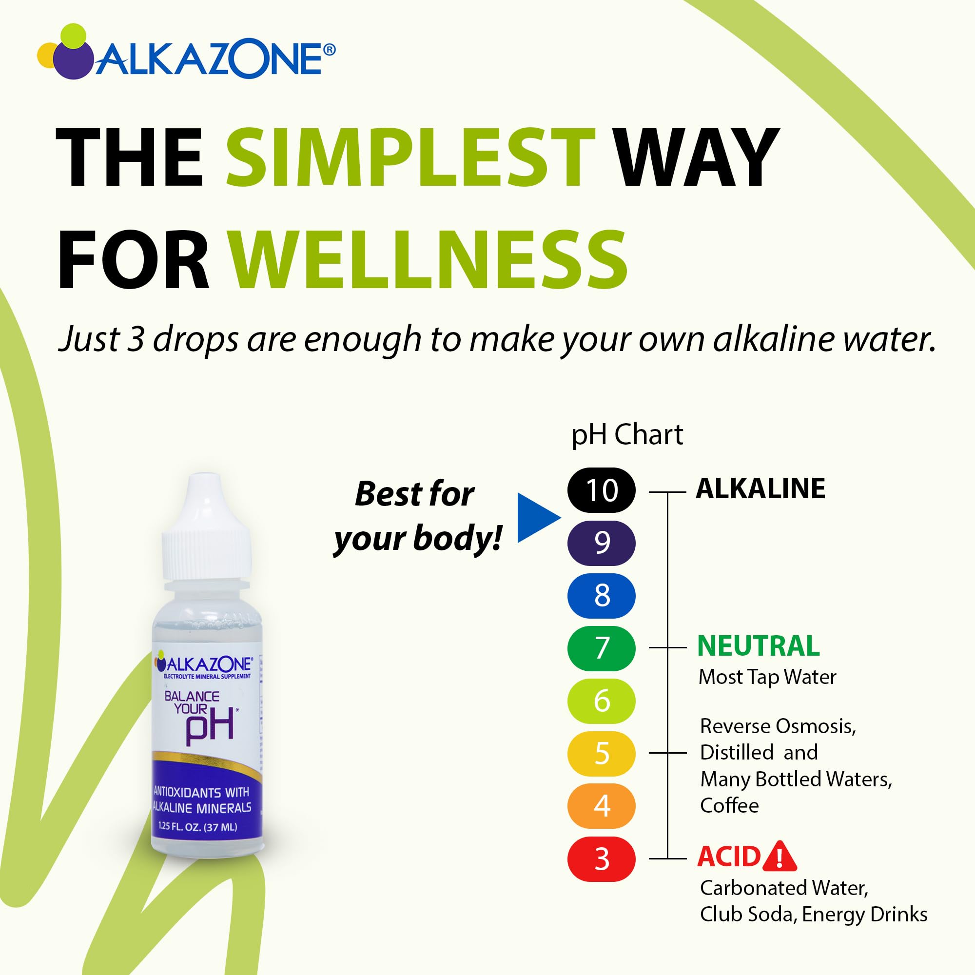 ALKAZONE Balance Your pH – Antioxidant Alkaline Mineral Booster (2 Packs)