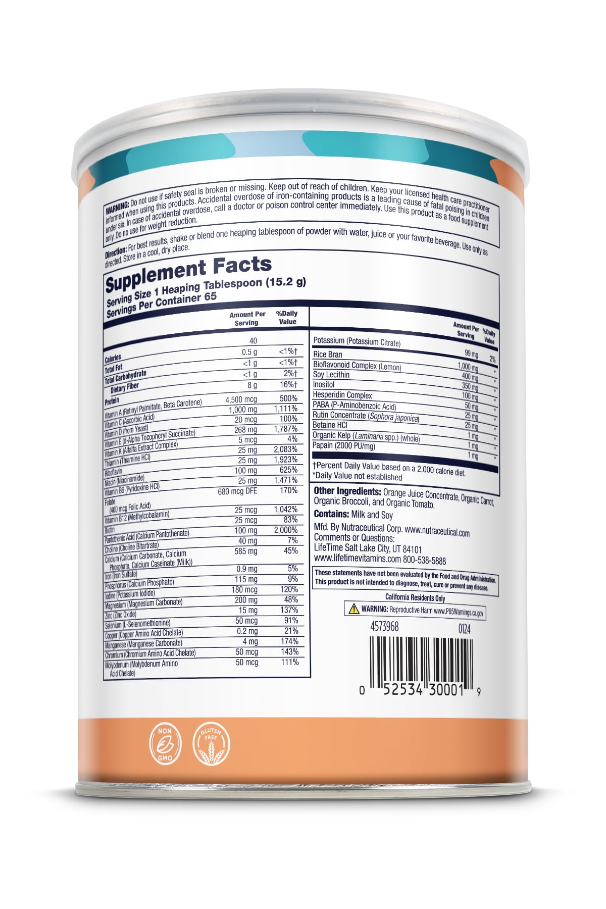 ALL ONE Multivitamin Powder – Original Formula, Once Daily, 8g Protein, 66 Servings