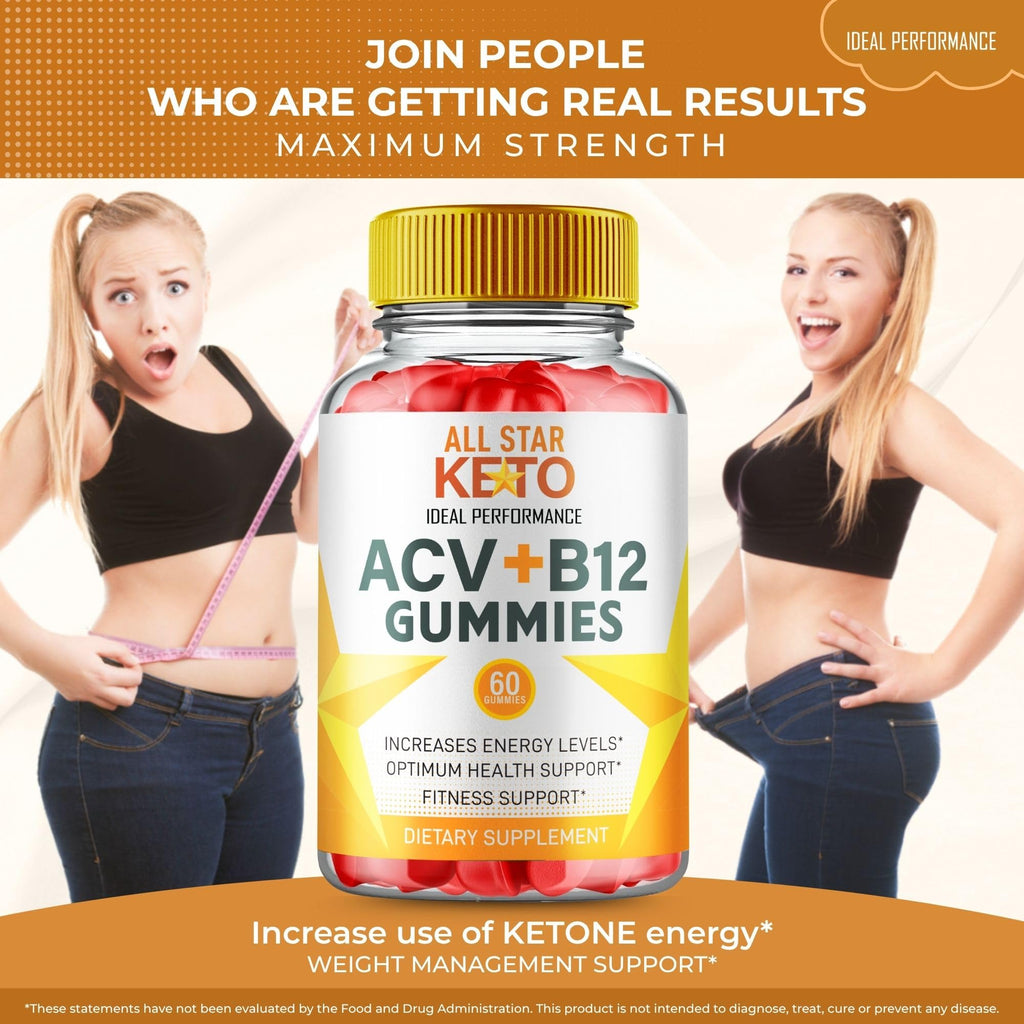All Star Keto Gummies – Maximum Strength Keto+ACV Gummy (2 Pack)