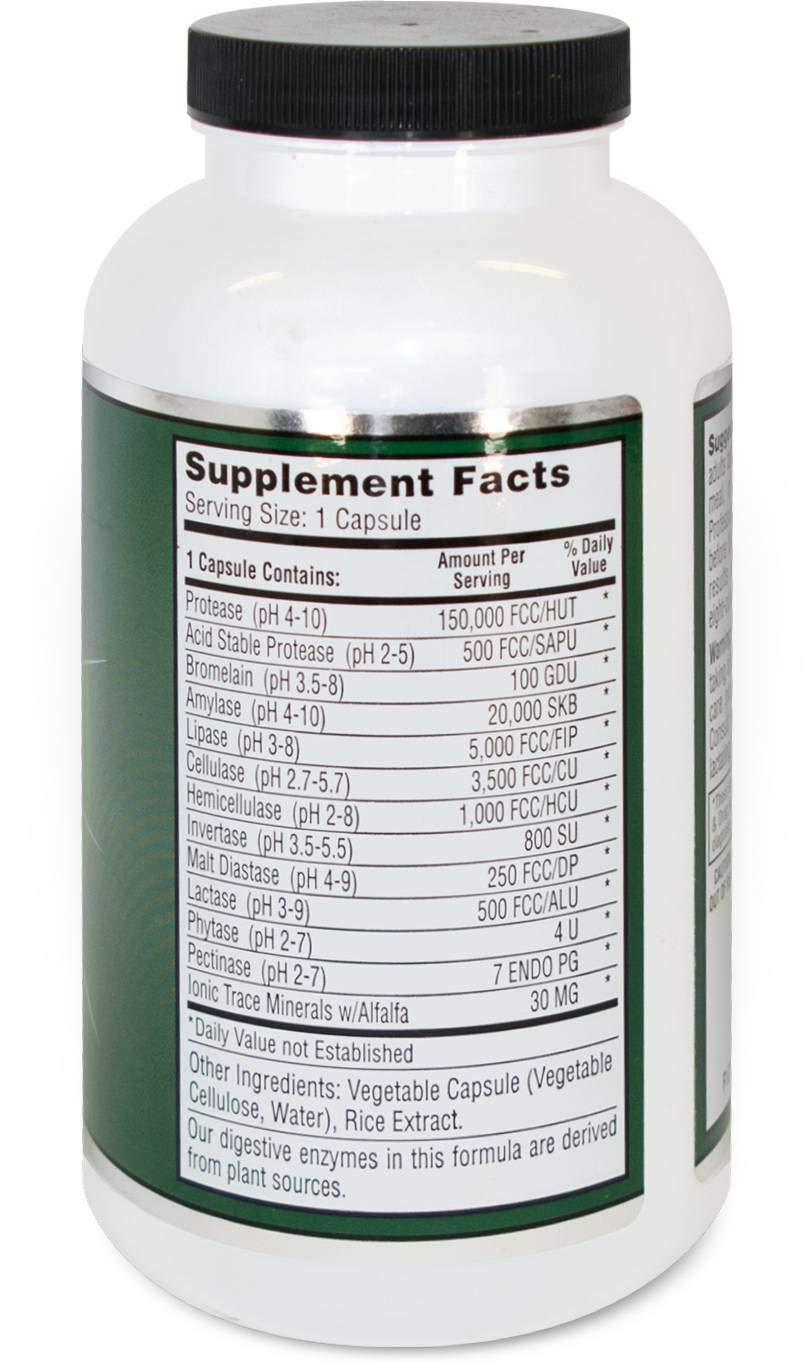 Allegany Nutrition Digestive Enzymes HP - 270 Veg Capsules