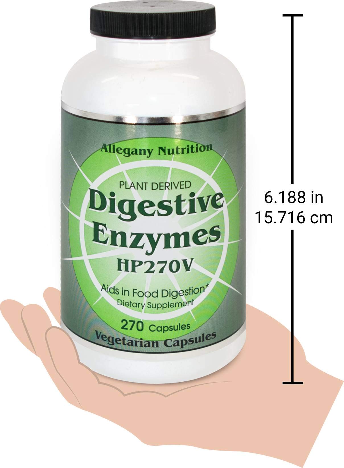 Allegany Nutrition Digestive Enzymes HP - 270 Veg Capsules