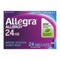 Allegra Adult 24-Hour Allergy Relief Gelcaps — Non-Drowsy 180 mg Fexofenadine HCl