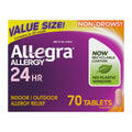 Allegra Adult 24-Hour Allergy Relief Tablets — Non-Drowsy, 180 mg Fexofenadine HCI, 70-Count
