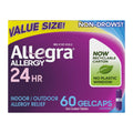 Allegra Adult 24-Hour Allergy Relief Gelcaps — Non-Drowsy 180 mg Fexofenadine HCI (60-Count)