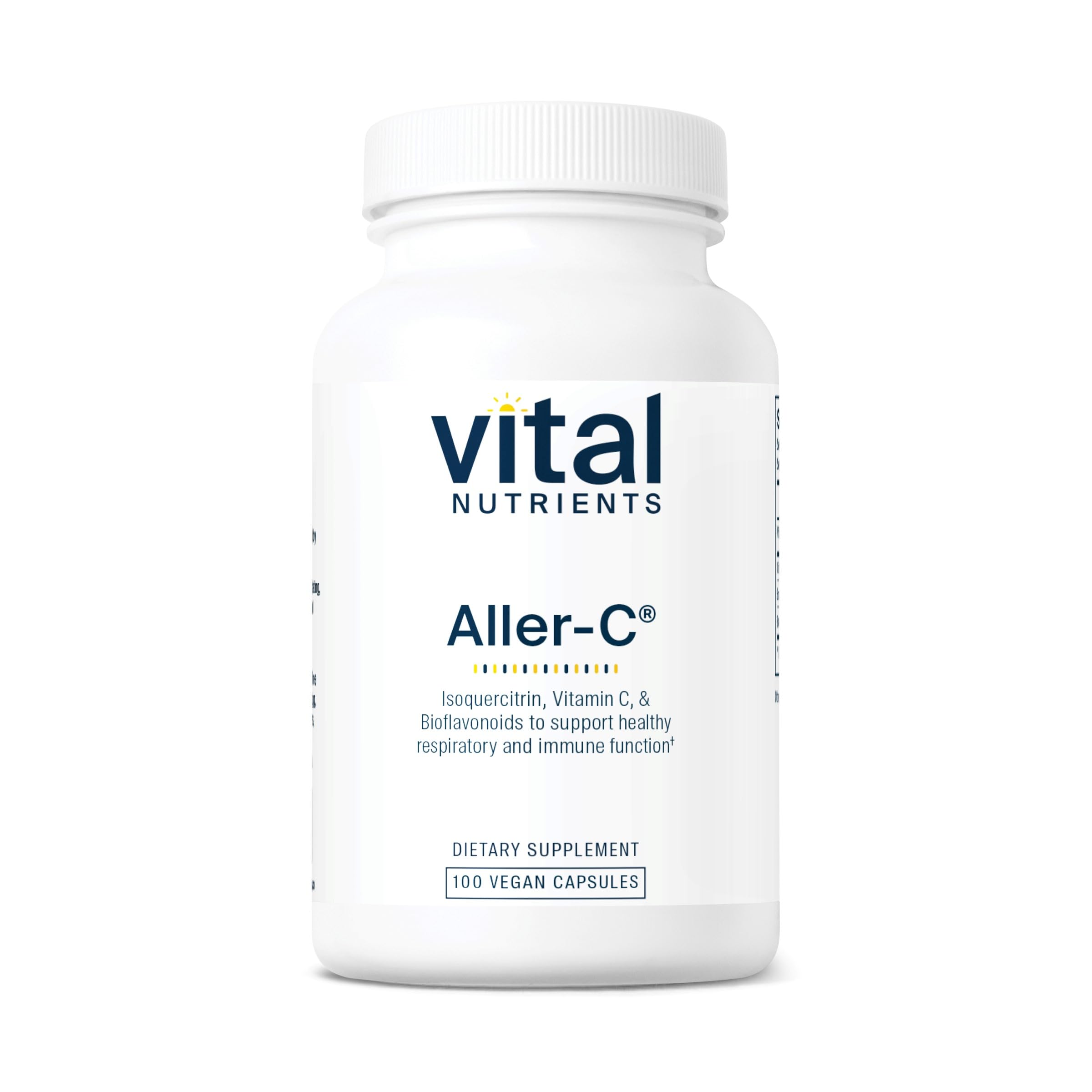 Vital Nutrients Aller-C – Vegan Respiratory & Sinus Support (100 Capsules)