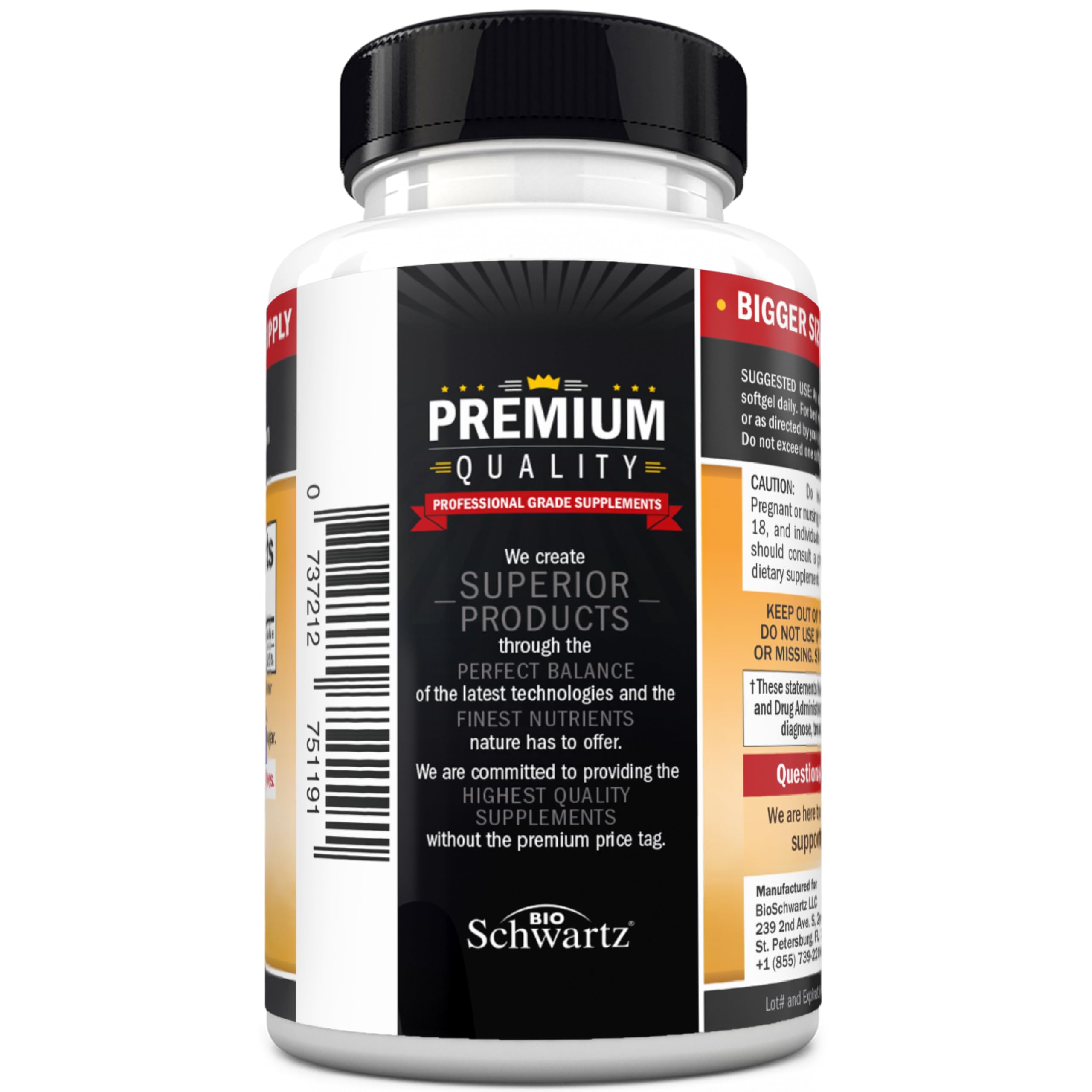 Vitamin D3 5000 IU with Olive Oil - Immune, Bone & Muscle Health