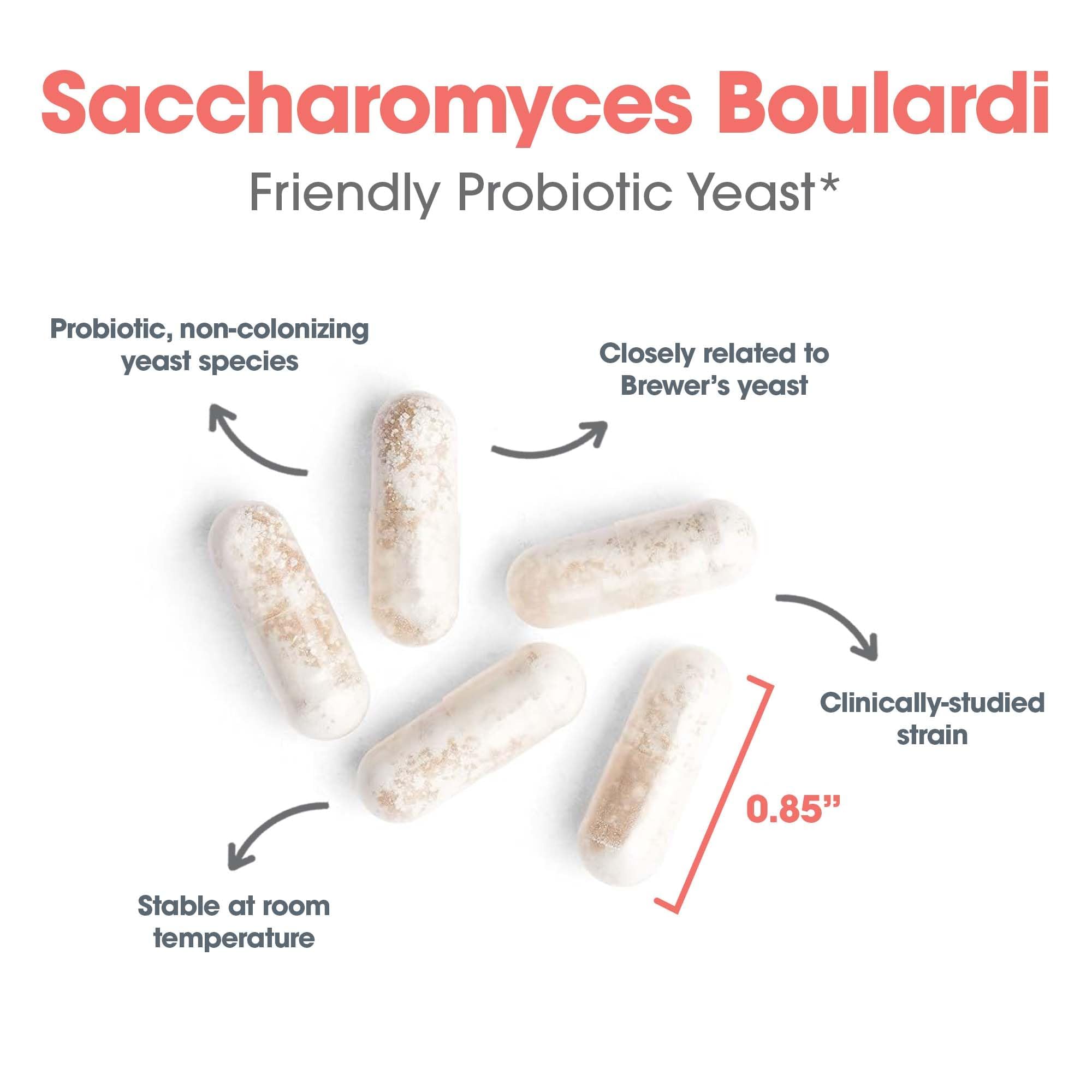 Allergy Research Group Essential-Biotic Saccharomyces boulardii 450mg Probiotic - 120 Count