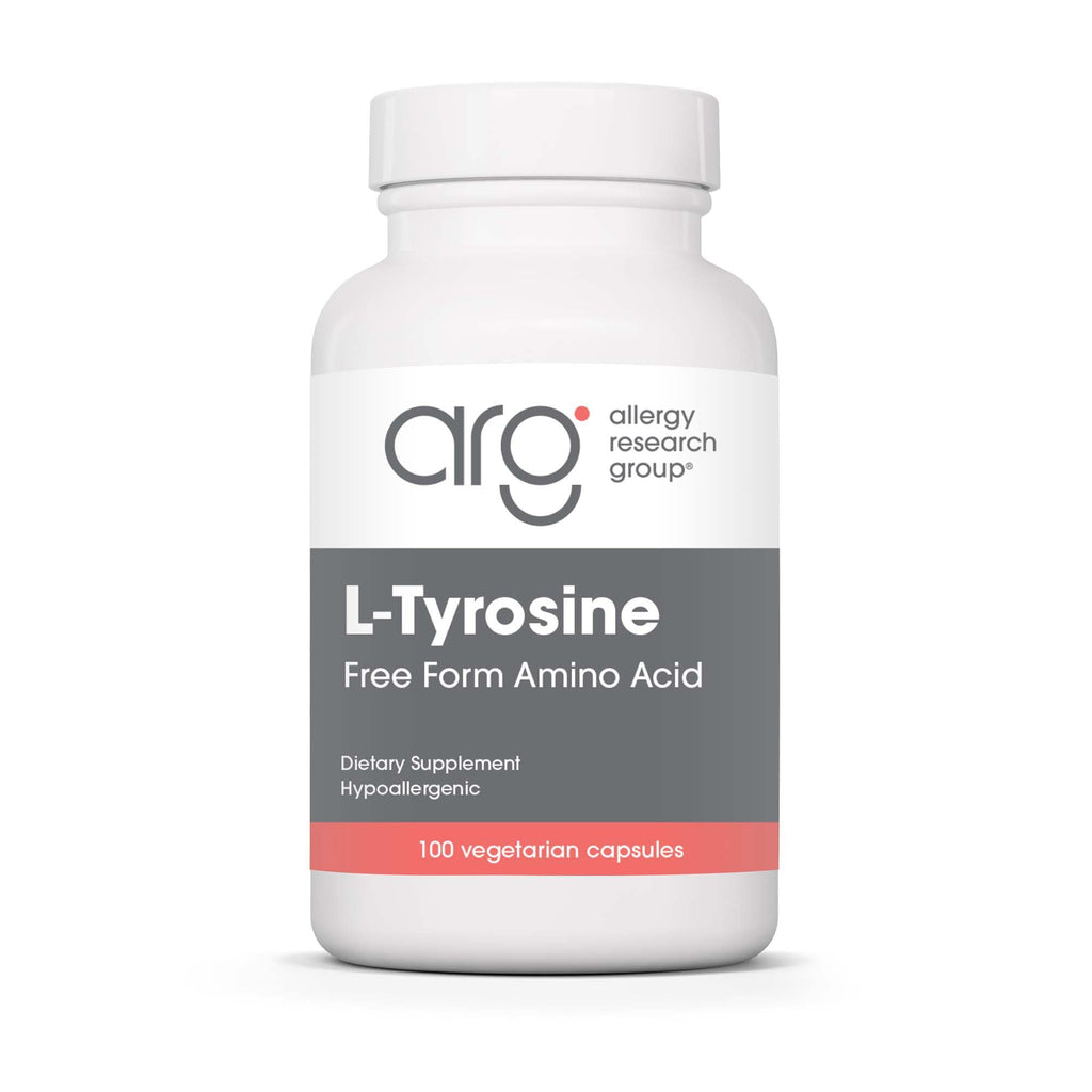 Allergy Research Group L-Tyrosine 500mg | Brain & Thyroid Support | 100 Count