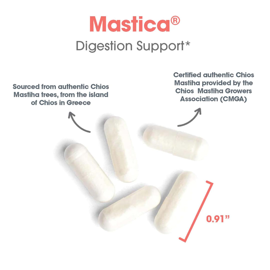 Allergy Research Group Mastica - Mastic Gum Capsules for Digestive Health - 240 Count