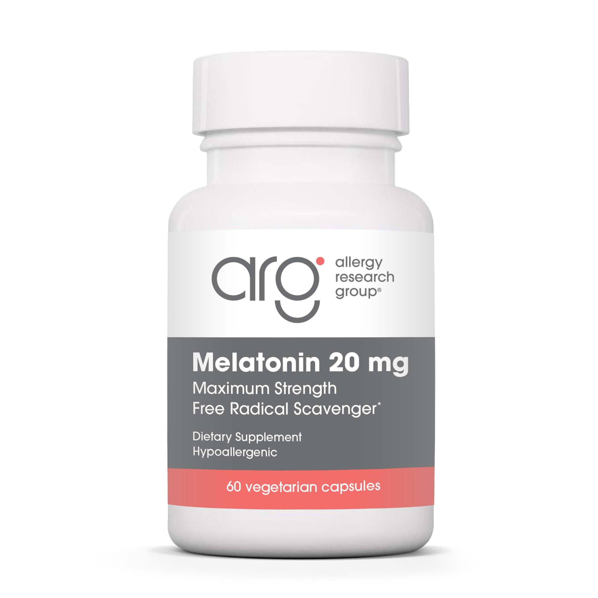 Allergy Research Group Melatonin 20mg - Extra Strength Sleep Aid (60 Count)